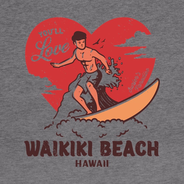 Vintage Surfing You'll Love Waikiki Beach, Hawaii // Retro Surfer's Paradise by Now Boarding